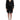 Cavalli Elegant Sheer Black Silk Blouson Dress Cavalli