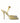 Dolce & Gabbana Yellow Satin Crystal Mary Janes Sandals
