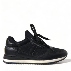 Dolce &amp; Gabbana Elegant Black Classic Sneakers