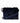 Dolce & Gabbana Dark Blue Fur Ayers Lily Twist Crossbody Shoulder Bag