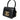 Dolce & Gabbana Elegant Black Leather Belt Bag with Gold Accents