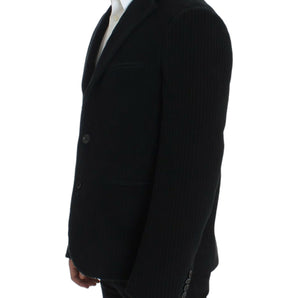 Dolce &amp; Gabbana Elegant Black Martini Blazer Jacket