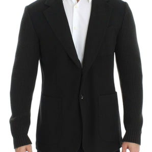 Dolce &amp; Gabbana Elegant Green Cashmere Blazer Jacket