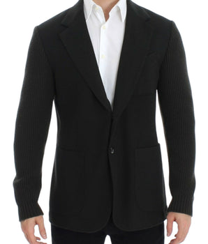 Dolce & Gabbana Elegant Green Cashmere Blazer Jacket Dolce & Gabbana 