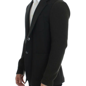 Dolce &amp; Gabbana Elegant Green Cashmere Blazer Jacket