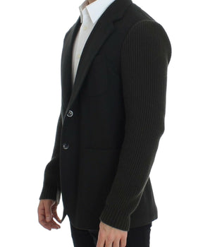 Dolce & Gabbana Elegant Green Cashmere Blazer Jacket Dolce & Gabbana 