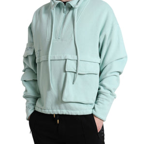 Dolce &amp; Gabbana Chic Mint Green Pullover Sweater