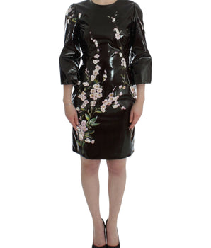 Dolce &amp; Gabbana Elegant Floral Sheath Cocktail Dress