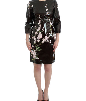 Dolce &amp; Gabbana Elegant Floral Embellished Shift Dress