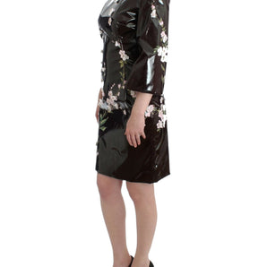 Dolce & Gabbana Elegant Floral Embellished Shift Dress