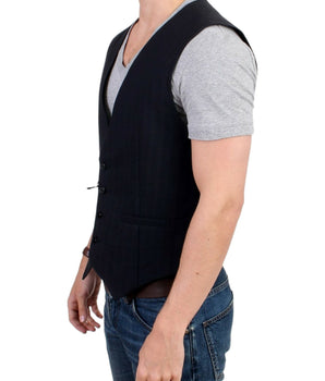 Costume National Elegant Striped Casual Vest - Cotton Blend Costume National 