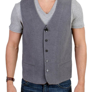 Disfraz Nacional Chic Chaleco Casual Gris