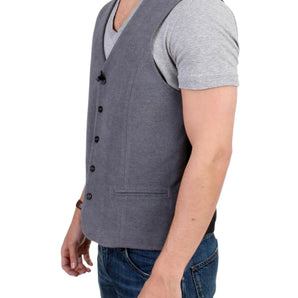 Disfraz Nacional Chic Chaleco Casual Gris