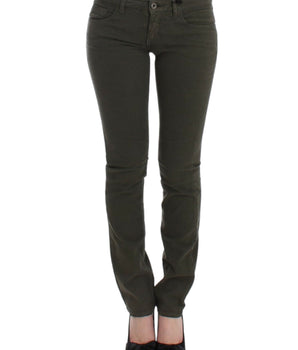 Costume National Green slim leg jeans Costume National 