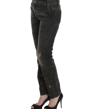 Costume National Gray distressed jeans Costume National 