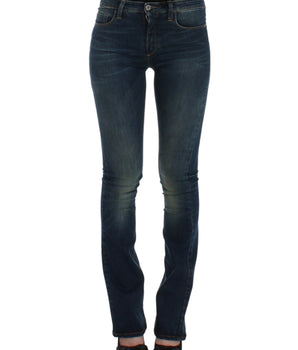 Costume National Blue straight leg jeans Costume National 