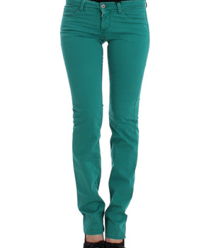Costume National Green straight leg jeans Costume National 