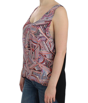 Costume National Chic Multicolor Sleeveless Top Costume National 