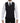 Dolce & Gabbana Chic Black Striped Wool Silk Dress Vest Dolce & Gabbana 