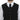 Dolce & Gabbana Elegant Black Cotton Blend Dress Vest