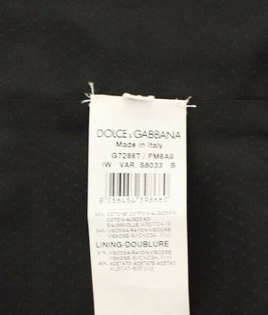 Dolce & Gabbana Elegant Brown Cotton Blend Dress Vest Dolce & Gabbana 
