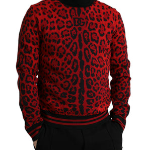 Dolce &amp; Gabbana Elegant Leopard Turtleneck Sweater