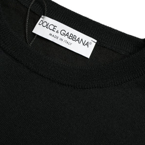 Dolce &amp; Gabbana Stunning Black Wool Sweater