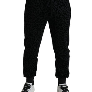 Dolce &amp; Gabbana Elegant Leopard Joggers for Men