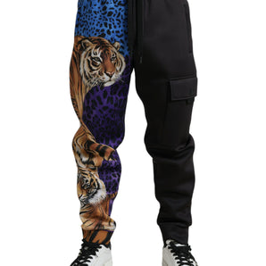 Dolce &amp; Gabbana Impresionantes pantalones jogger con estampado exótico