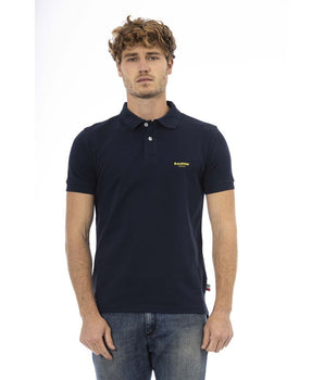 Polo Baldinini Trend de algodón azul para hombre