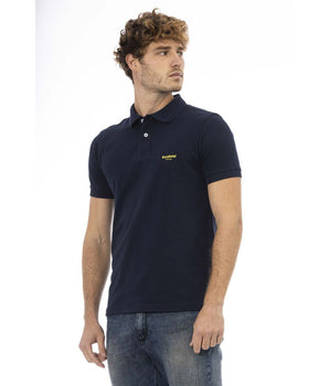 Polo Baldinini Trend de algodón azul para hombre