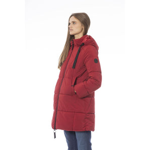 Baldinini Trend Elegant Chaqueta Larga Roja para Mujer