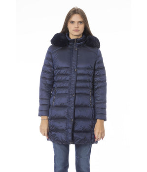 Baldinini Trend Light Blue Polyester Women's Jacket