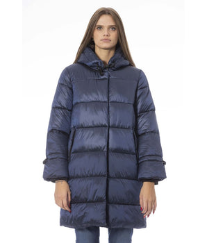 Baldinini Trend Light Blue Nylon Women's Jacket
