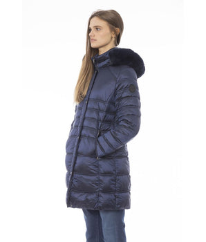 Baldinini Trend Light Blue Polyester Women's Jacket