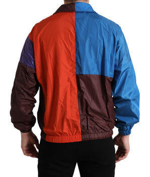 Dolce & Gabbana Multicolor Color Windbreaker Jacket