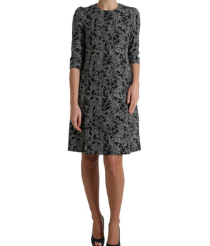 Dolce &amp; Gabbana Minivestido elegante con escote en chevron