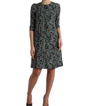 Dolce &amp; Gabbana Minivestido elegante con escote en chevron