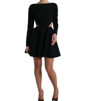 Dolce &amp; Gabbana Elegant Cut Out A-Line Mini Dress
