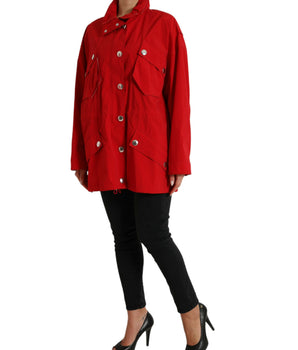 Dolce &amp; Gabbana Elegante chaqueta roja de manga larga