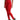 Dolce &amp; Gabbana Leggings rojos elegantes de cintura alta