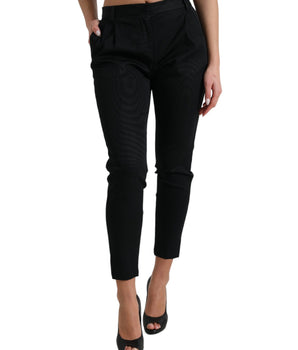 Dolce &amp; Gabbana Pantalones cortos pitillo elegantes de cintura alta