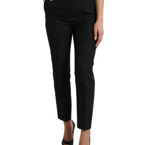 Dolce & Gabbana High Waist Tapered Elegance Pants