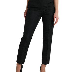 Dolce &amp; Gabbana High Waist Tapered Elegance Pants