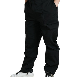 Dolce & Gabbana Elegant Casual Black Straight Pants