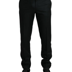 Dolce &amp; Gabbana Pantalón de vestir de lana elegante y slim fit