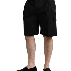 Dolce &amp; Gabbana Sleek Designer Bermuda Cargo Shorts