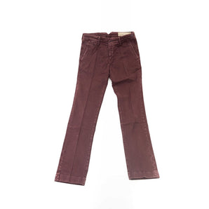 Jacob Cohen Burgundy Cotton Jeans &amp; Pant