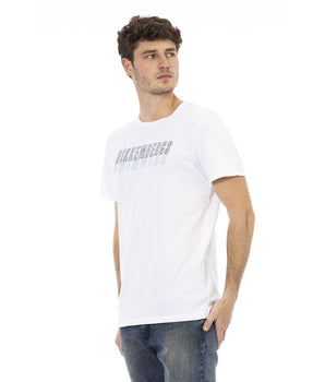 Bikkembergs White Cotton Men T-Shirt