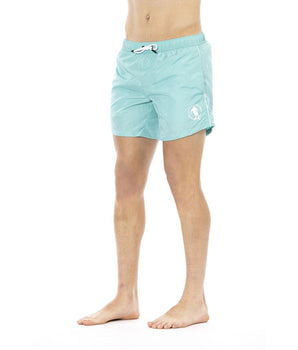 Bikkembergs Light Blue Polyester Men Swimwear